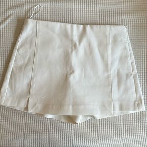 Zara white skort